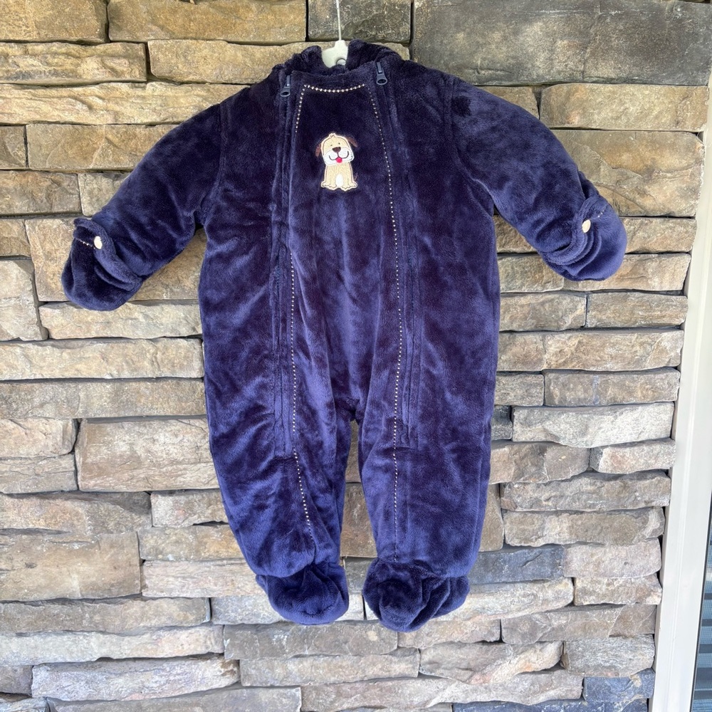 Carter's Purple Fuzzy Footie One‎ Piece